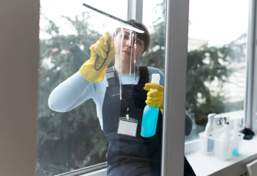 Nettoyage de vitres intérieures et extérieures au Quesnoy